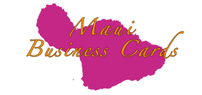 Maui Business Cards