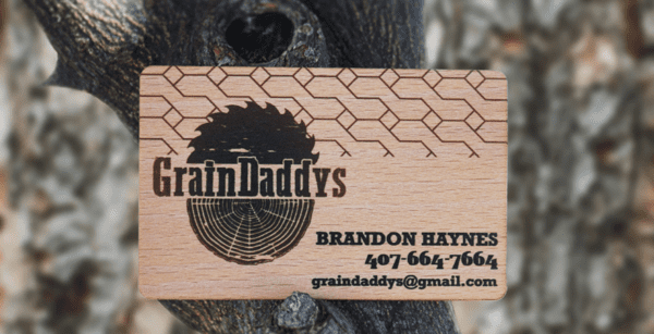 Beech Wood Business Cards. | Made from REAL WOOD. | Contact us.