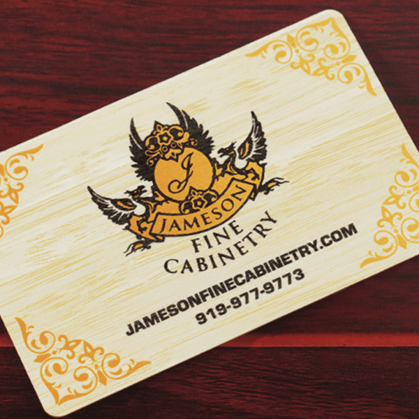 Bamboo Wood Business Cards