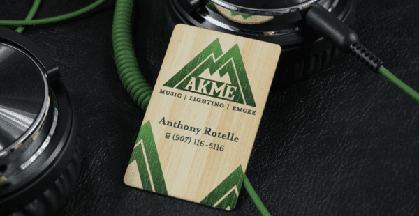 Bamboo Wood Business Cards | Made from REAL WOOD. | Contact us