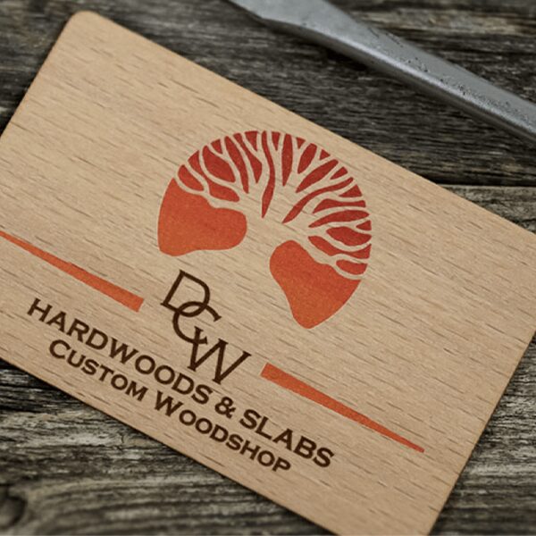 Beech Wood Business Cards