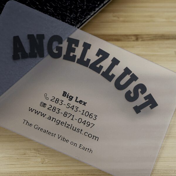 Translucent Plastic Business Cards